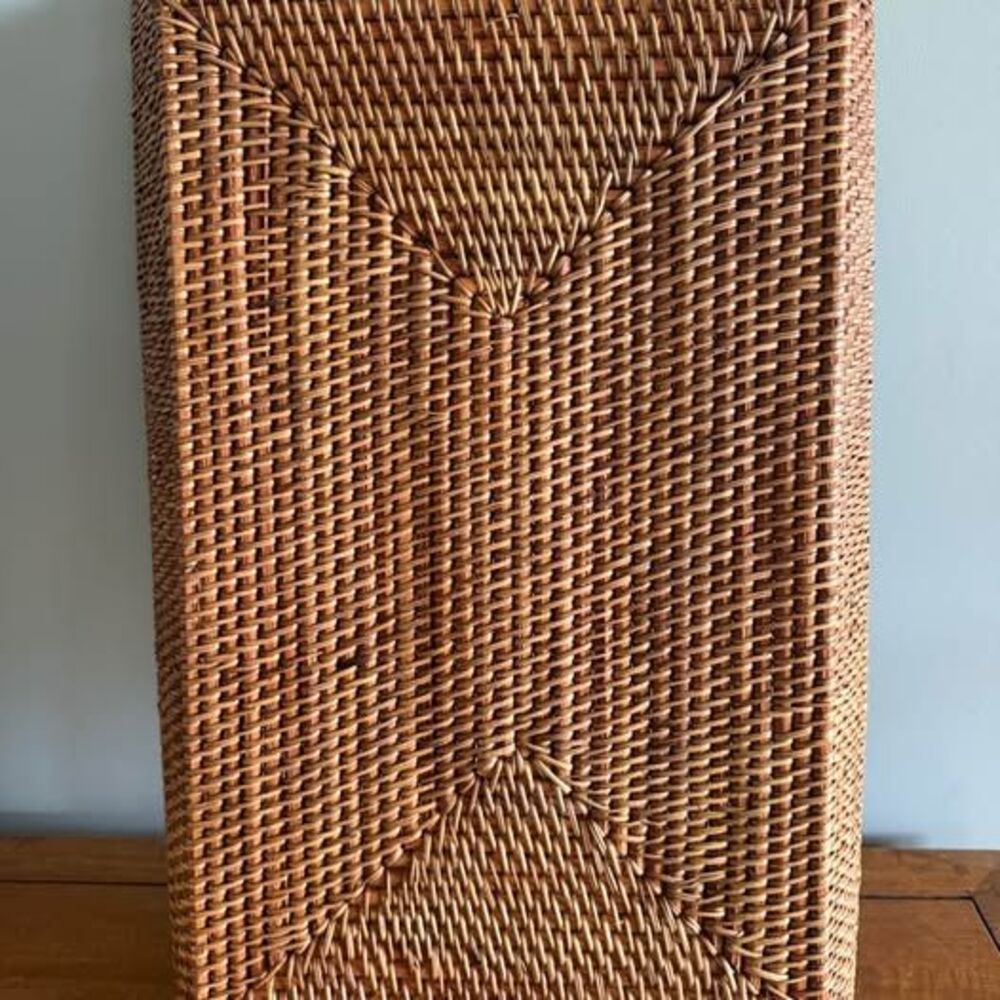 Rectangular Woven Rattan Serving Tray - Picture 4 of 7